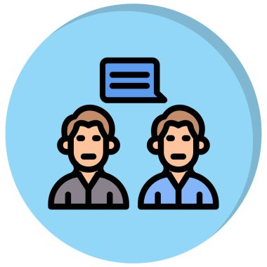 Bir erkek ve kadın ikonunun vektör çizimi