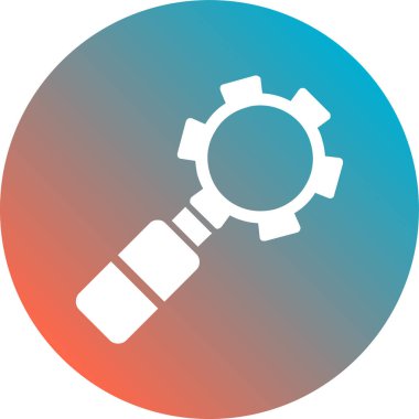 Modern oto tamir simgesinin vektör illüstrasyonu