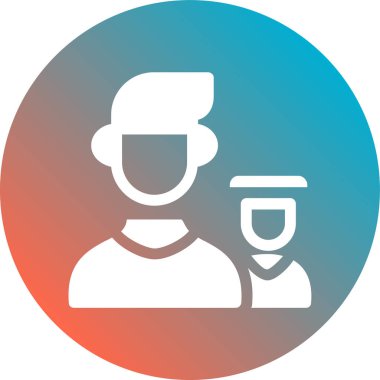 Vektör illüstrasyonu, şapkalı adam.