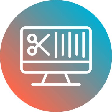 seo modern simgesinin vektör illüstrasyonu