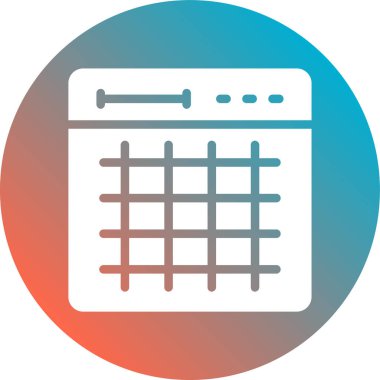 Kolayca düzenleyebilen veya düzenleyebilen Takvim Vektörü simgesi