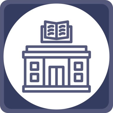 Modern eğitim ikonunun vektör illüstrasyonu