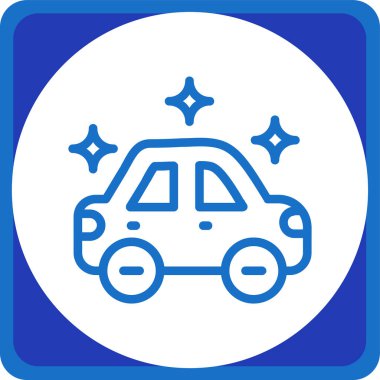 araba simgesi vektör illüstrasyonu