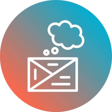 E- posta simgesi vektör illüstrasyonu