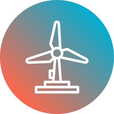 Modern simgenin vektör illüstrasyonu