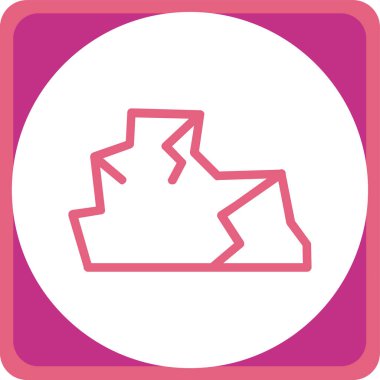 kırık vektör simgesi modern basit illüstrasyon