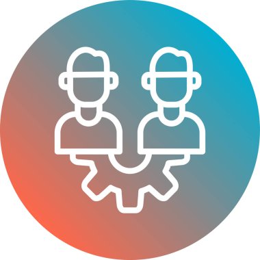 Modern simgenin vektör illüstrasyonu