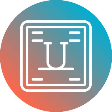 Eşsiz Mıknatıs Vektör Satırı Simgesi