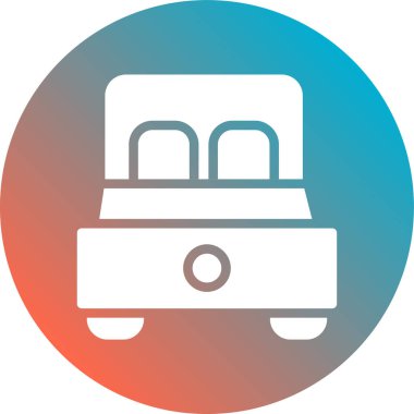 seyahat simgesi vektör çizimi