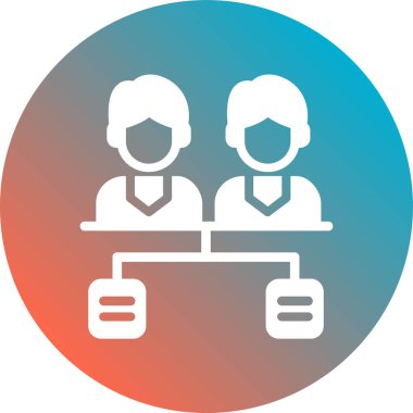 İnsan simgesinin vektör illüstrasyonu