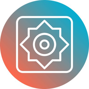 güzel cd disk çizgisi vektör simgesi