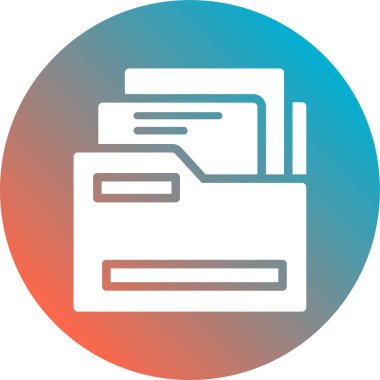 Dosya. Web simgesi basit illüstrasyon