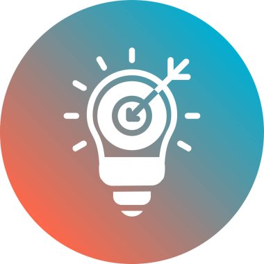 ampul simgesi vektör illüstrasyonu