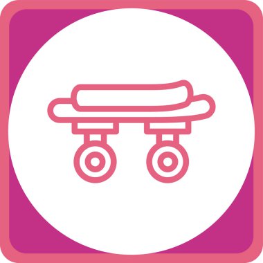 bebek taşıma ağı ikonu vektör illüstrasyonu