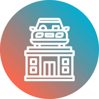 Araba yıkama. Basit tasarım.