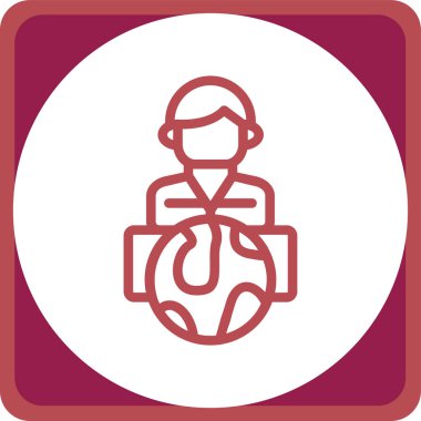 iş simgesi vektör illüstrasyonu