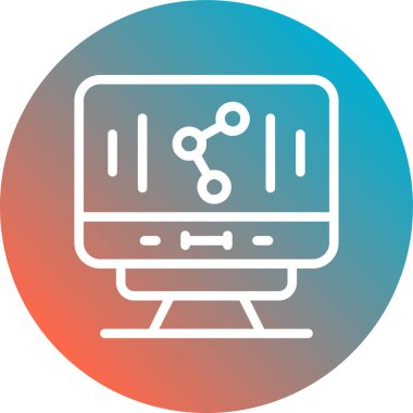 vektör izleyici simgesi illüstrasyonu