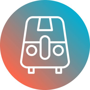 tren simgesi soyut bir grupta izole edildi