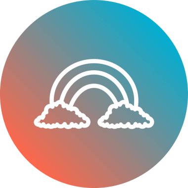 Bulut simgesinin vektör illüstrasyonu