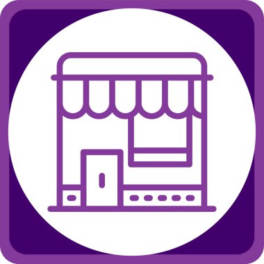 vektör mağaza simgesi çizimi