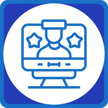 seo modern simgesinin vektör illüstrasyonu