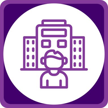 Yapı simgesinin vektör illüstrasyonu