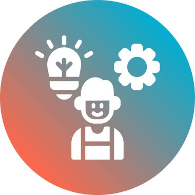 Seo simgesinin vektör illüstrasyonu