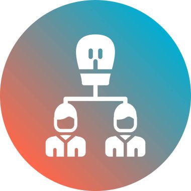 İnsan simgesinin vektör illüstrasyonu