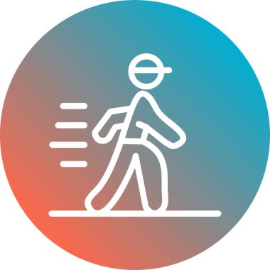 İnsan simgesinin vektör illüstrasyonu