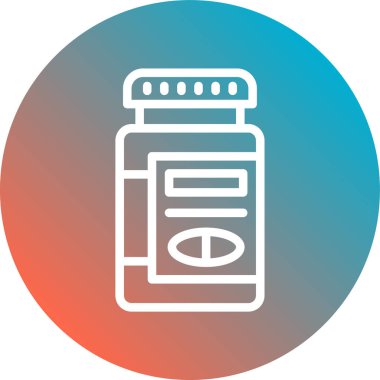 İlaç simgesinin vektör illüstrasyonu