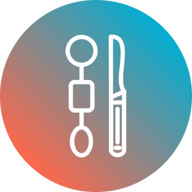 Güzellik ve moda simgelerinin vektör çizimi