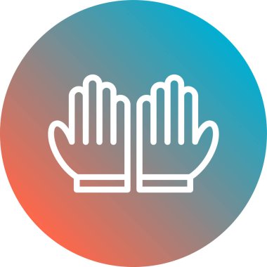 El simgesinin vektör illüstrasyonu