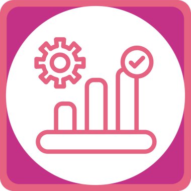 seo modern simgesinin vektör illüstrasyonu