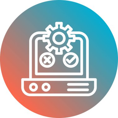 seo modern simgesinin vektör illüstrasyonu