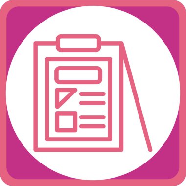 Pano simgesinin vektör illüstrasyonu