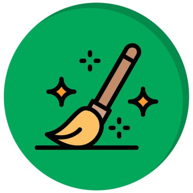 Bir kürek simgesinin vektör çizimi