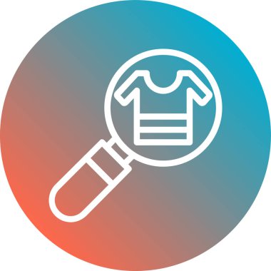 Bir simgenin vektör illüstrasyonu