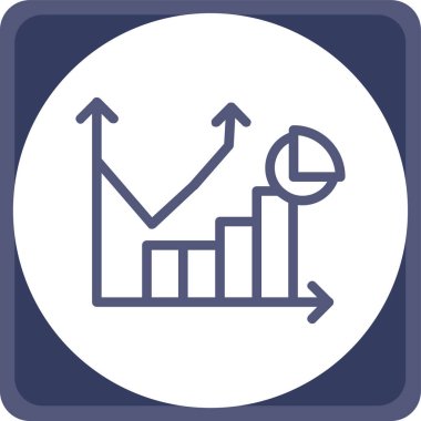 Grafik. Web simgesi basit illüstrasyon