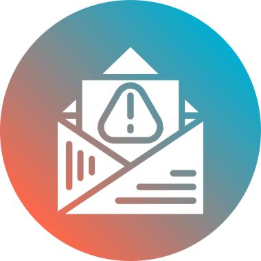 E- posta simgesi vektör illüstrasyonu