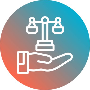 Modern simgenin vektör illüstrasyonu