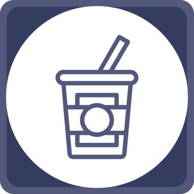 içki web simgesi vektör illüstrasyonu