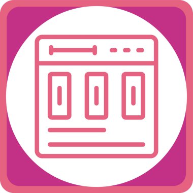 seo modern simgesinin vektör illüstrasyonu