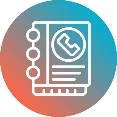 Kitap simgesinin vektör illüstrasyonu