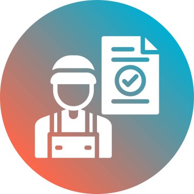 Modern oto tamir simgesinin vektör illüstrasyonu