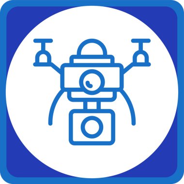 Kamera. Web simgesi basit illüstrasyon