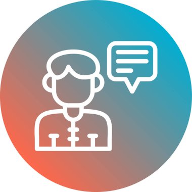 Kolayca değiştirebilen ya da düzenleyebilen müşteri vektör simgesi