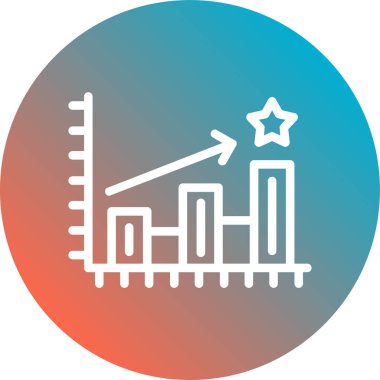 grafik ikonu vektör illüstrasyonu