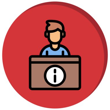 Müşteri hizmeti çizimi, düzenlenebilir vuruş