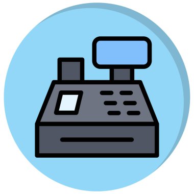 Modern simgenin vektör illüstrasyonu