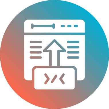 Web simgesi vektör illüstrasyonu